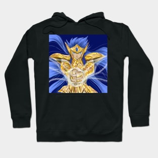 camus the aquarius cloth saint in saint seiya anime ecopop golden art Hoodie